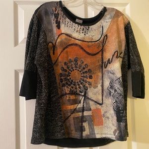 3/4 length sleeve top